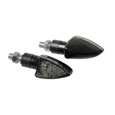 knipperlicht lampa e-keur led 12v arrow-2 zwart/smoke 90114