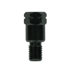 adapter lampa spiegel universeel links naar rechts draad m10x1.25 zwart 90137