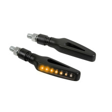 knipperlichtset lampa universeel led E-keur glory zwart 90474