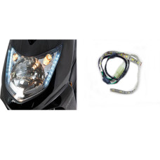 lamp 12V led dagrijverlichting met 3M plakstrip (lengte 15cm) 2-delig=op=op