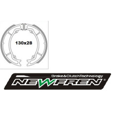 remsegmentset newfren 130x28mm 125cc fiddle 2, simply, symphony gf1312