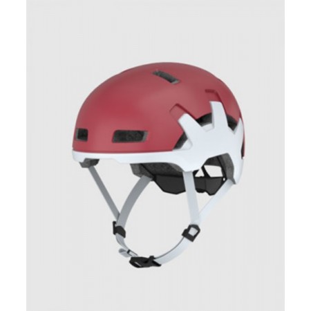 Snorfiets / speed pedelec helm Lem Focus rood/grijs Medium 56-59