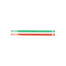 Sticker univ vlag italie streep 3x23cm horizontaal