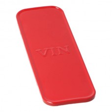 Framenummerklepje vx50 rood