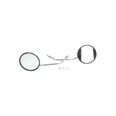Spiegelset rond lang Vespa LX chroom DMP