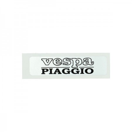 Sticker vespa piaggio zilver/zwart